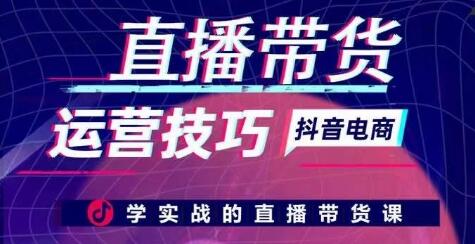 直播带货运营技巧，学实战的直播带货课-墨韵博客