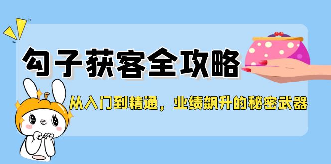 从入门到精通，勾子获客全攻略，业绩飙升的秘密武器-墨韵博客