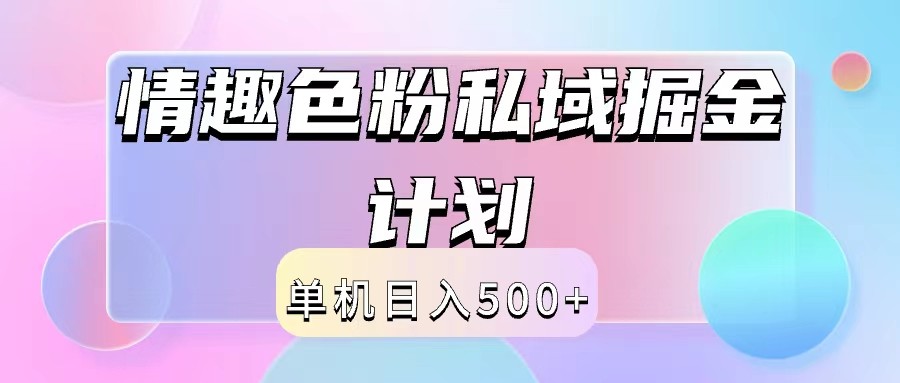 2024情趣色粉私域掘金天花板日入500+后端自动化掘金-墨韵博客