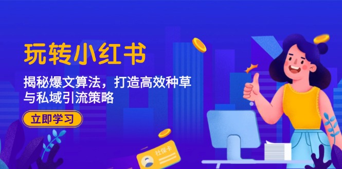 玩转小红书：揭秘爆文算法，打造高效种草与私域引流策略-墨韵博客