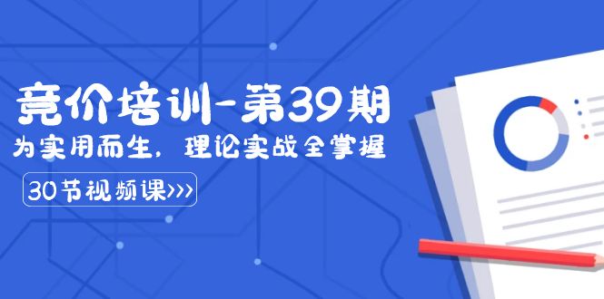 某收费竞价培训-第39期：为实用而生，理论实战全掌握（30节课）-墨韵博客