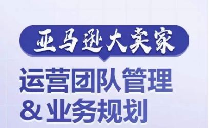 亚马逊大卖家-运营团队管理&业务规划，为你揭秘如何打造超强实力的运营团队-墨韵博客