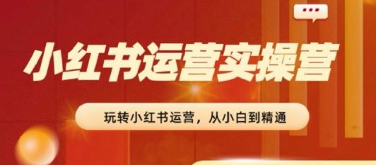 2024小红书运营实操营，​从入门到精通，完成从0~1~100-墨韵博客