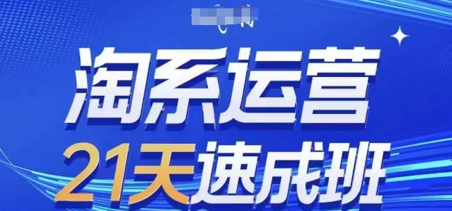 淘系运营21天速成班(更新24年7月)，0基础轻松搞定淘系运营，不做假把式-墨韵博客