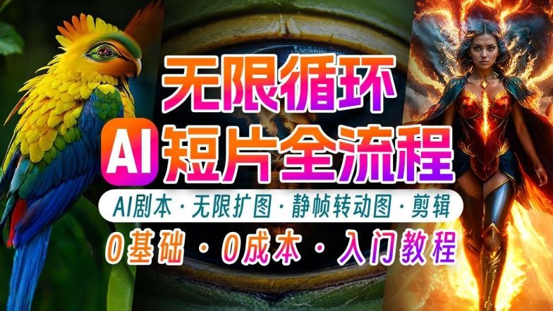 AI剪辑无限循环画面：新手轻松月入上万的秘技【揭秘】-墨韵博客
