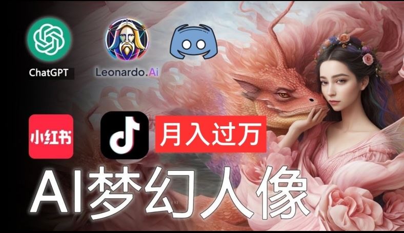 AI摄影梦幻人像：零基础也能月入过万的秘密【揭秘】-墨韵博客