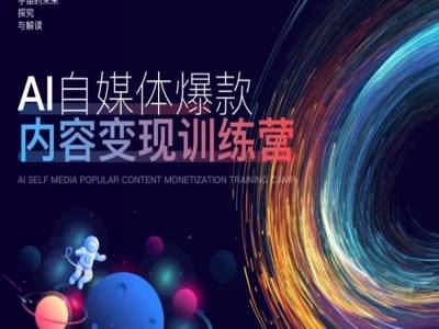 AI自媒体爆款内容变现训练营，20%底层逻辑，60%实操方法，20%案例拆解(即学即用)-墨韵博客