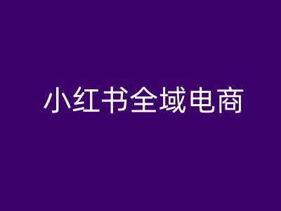 小红书全域电商，小红书电商教程-墨韵博客