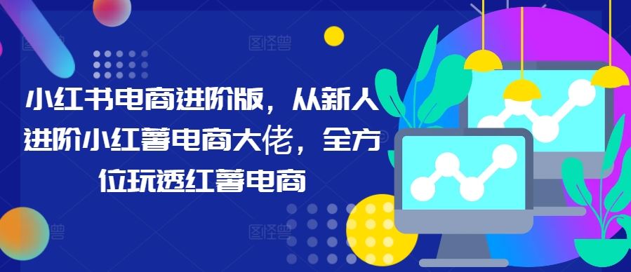 小红书电商进阶版，从新人进阶小红薯电商大佬，全方位玩透红薯电商-墨韵博客