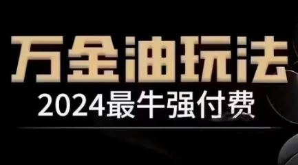 2024最牛强付费，万金油强付费玩法，干货满满，全程实操起飞-墨韵博客