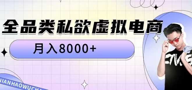 全品类私欲虚拟电商，月入8000+【揭秘】-墨韵博客
