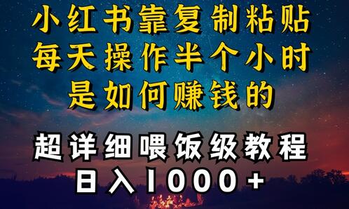 小红书做养发护肤类博主，10分钟复制粘贴，就能做到日入1000+，引流速度也超快，长期可做-墨韵博客