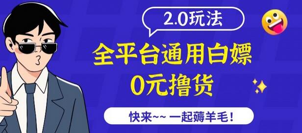 外面收费2980的全平台通用撸货项目2.0玩法-墨韵博客