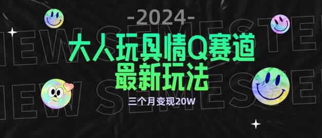 全新大人玩具情Q赛道合规新玩法，公转私域不封号流量多渠道变现，三个月变现20W-墨韵博客