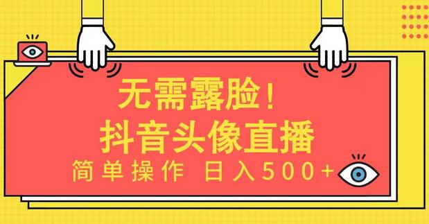 无需露脸！Ai头像直播项目，简单操作日入500+！-墨韵博客
