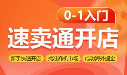 速卖通开店0-1入门，新手快速开店 找准商机市场 成功海外掘金-墨韵博客