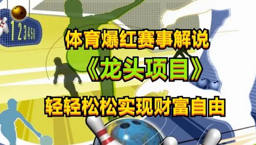 体育爆红赛事解说，玩法简单，小白一天就上手，轻松获取收益-墨韵博客