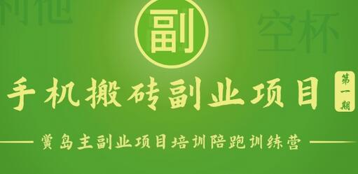 手机搬砖小副业项目训练营1.0，实测1小时收益50+，一部手机轻松日入100+-墨韵博客