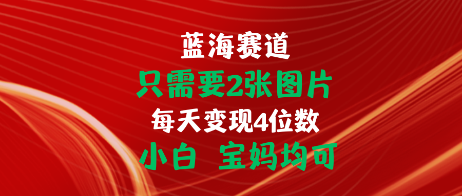 （11047期）只需要2张图片 每天变现4位数 小白 宝妈均可-墨韵博客