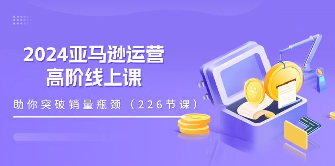 （11389期）2024亚马逊运营-高阶线上课，助你突破销量瓶颈（228节课）-墨韵博客