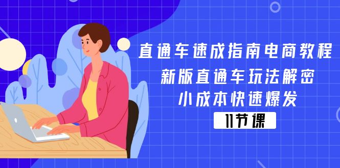 （11537期）直通车 速成指南电商教程：新版直通车玩法解密，小成本快速爆发（11节）-墨韵博客