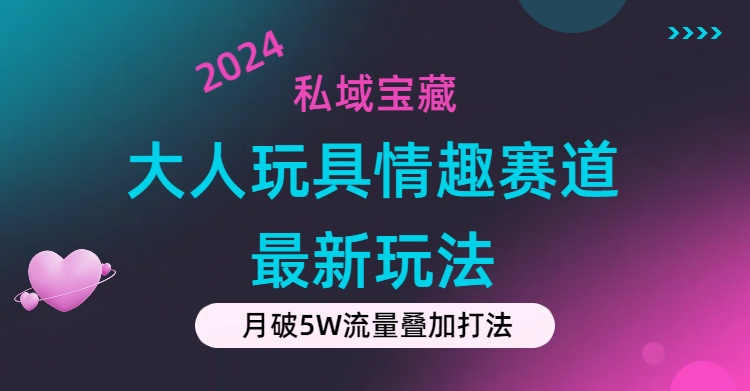 （11541期）私域宝藏：大人玩具情趣赛道合规新玩法，零投入，私域超高流量成单率高-墨韵博客