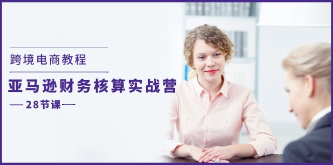（11706期）跨境电商教程：亚马逊-财务核算实战营（28节课）-墨韵博客