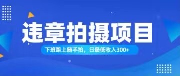 （11698期）随手拍也能赚钱？对的日入300+-墨韵博客