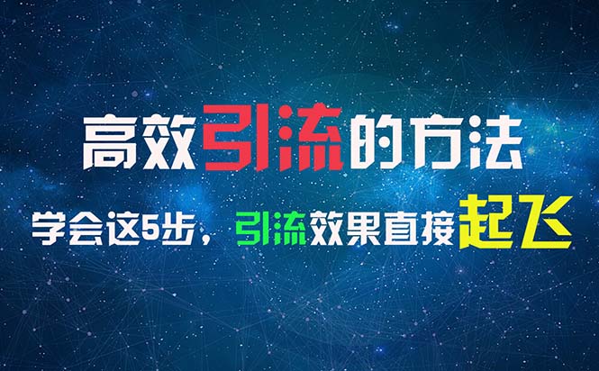 （11776期）高效引流的方法，可以帮助你日引300+创业粉，一年轻松收入30万，比打工强-墨韵博客