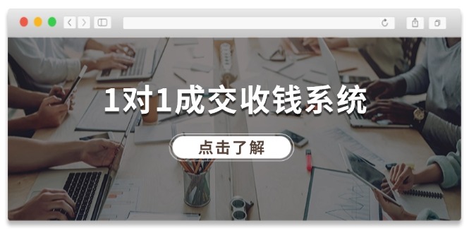 （11936期）1对1成交 收钱系统，十年专注于引流和成交，全网130万+粉丝-墨韵博客