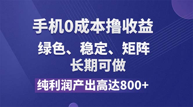 （11976期）纯利润高达800+，手机0成本撸羊毛，项目纯绿色，可稳定长期操作！-墨韵博客