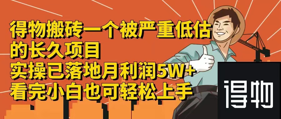 （12325期）得物搬砖 一个被严重低估的长久项目   一单30—300+   实操已落地  月…-墨韵博客