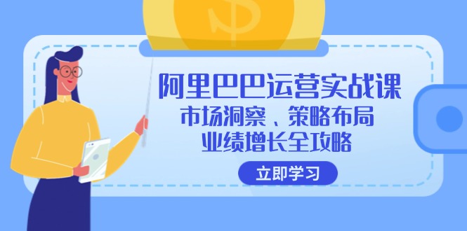 （12385期）阿里巴巴运营实战课：市场洞察、策略布局、业绩增长全攻略-墨韵博客
