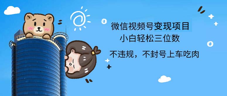 （12660期）2024最新微信视频号，0撸项目，自己玩，小白轻松日入三位数-墨韵博客