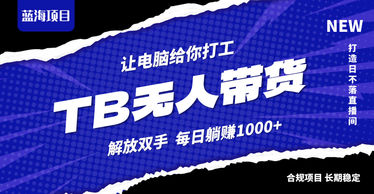 （12742期）淘宝无人直播最新玩法，不违规不封号，轻松月入3W+-墨韵博客