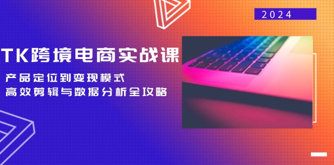 （12783期）TK跨境电商实战课：产品定位到变现模式，高效剪辑与数据分析全攻略-墨韵博客
