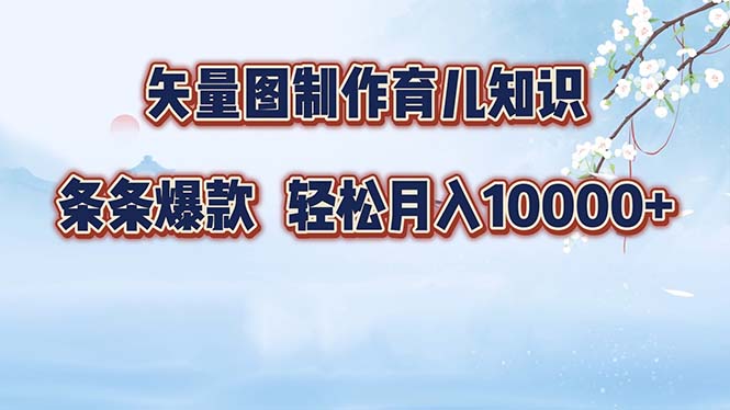 （12902期）矢量图制作育儿知识，条条爆款，月入10000+-墨韵博客
