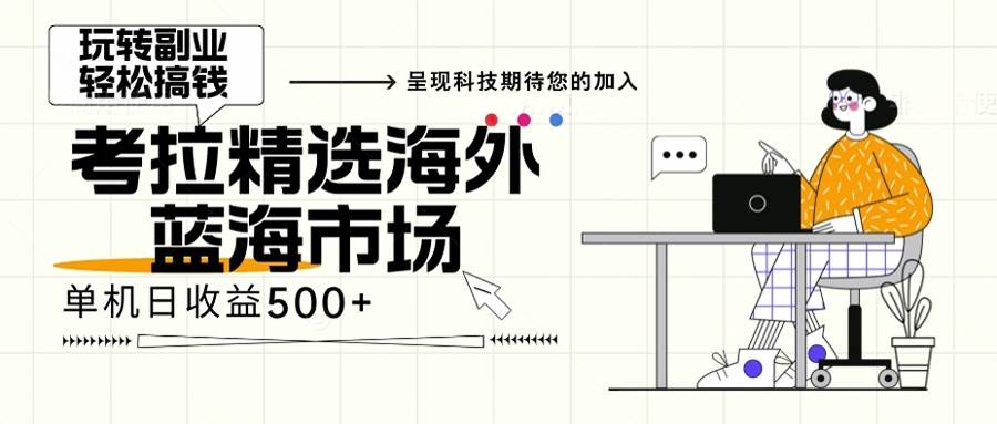 （13191期）海外全新空白市场，小白也可轻松上手，年底最后红利-墨韵博客