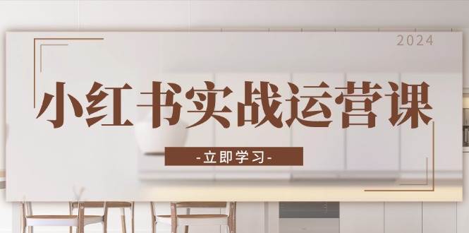 小红书实战运营课：从开通店铺到直播话术，打造爆款笔记与高效直播-墨韵博客