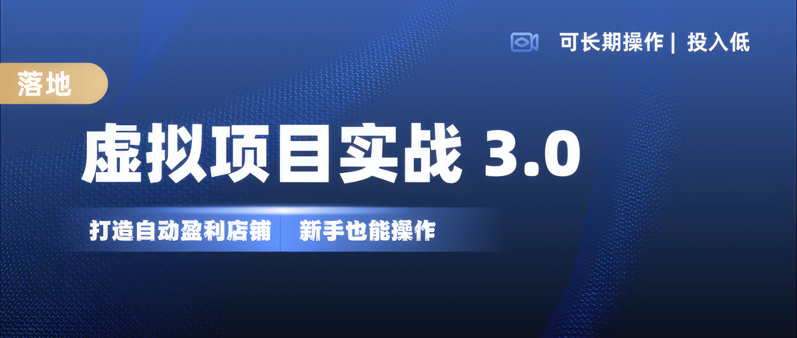 虚拟项目实操落地 3.0,新手轻松上手，单品月入1W+-墨韵博客