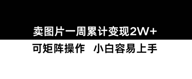 小红书【卖图片】一周累计变现2W+小白易上手-墨韵博客