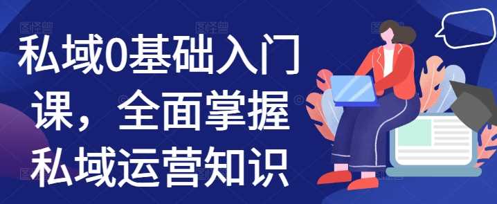 私域0基础入门课，全面掌握私域运营知识-墨韵博客