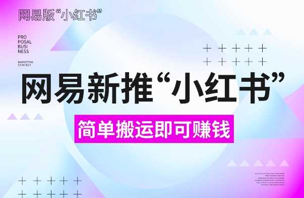 网易官方新推“小红书”，搬运即有收益，新手小白千万别错过(附详细教程)【揭秘】-墨韵博客