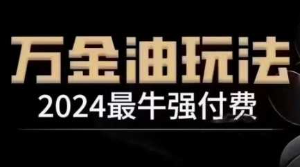 2024最牛强付费，万金油强付费玩法，干货满满，全程实操起飞（更新12月）-墨韵博客