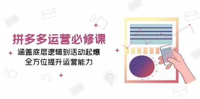 拼多多运营必修课：涵盖底层逻辑到活动起爆，全方位提升运营能力-墨韵博客
