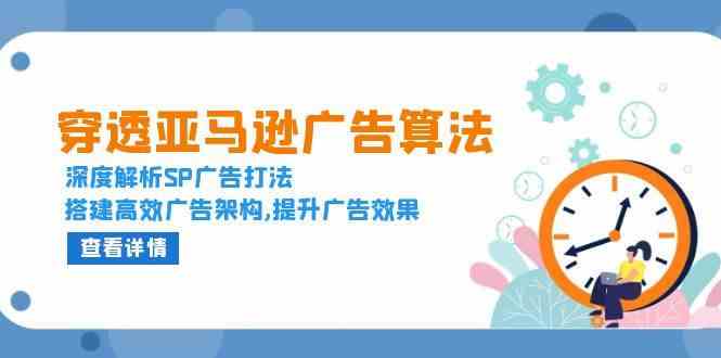 穿透亚马逊广告算法，深度解析SP广告打法，搭建高效广告架构,提升广告效果-墨韵博客