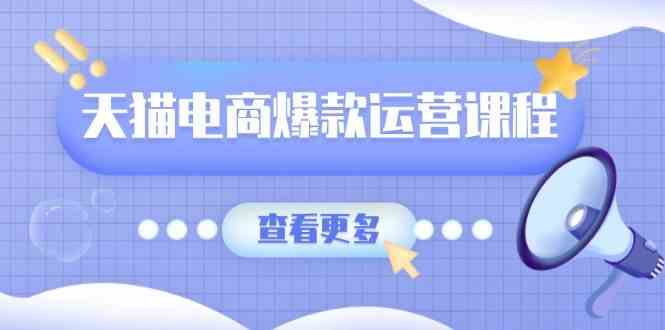 天猫电商爆款运营课程，爆款卖点提炼与流量实操，多套模型全面学习-墨韵博客