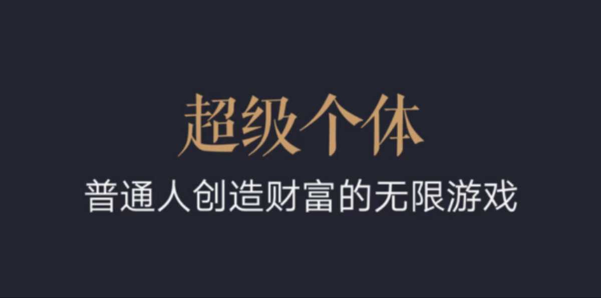 超级个体：2024-2025翻盘指南，普通人创造财富的无限游戏-墨韵博客